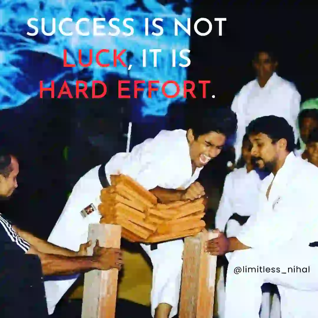 tile breaking image by motivational speaker in kerala